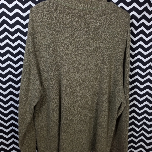 WOOLRICH sweater quarter Zip trim pattern soft wool women's plus XXL - B4 - Picture 5 of 5
